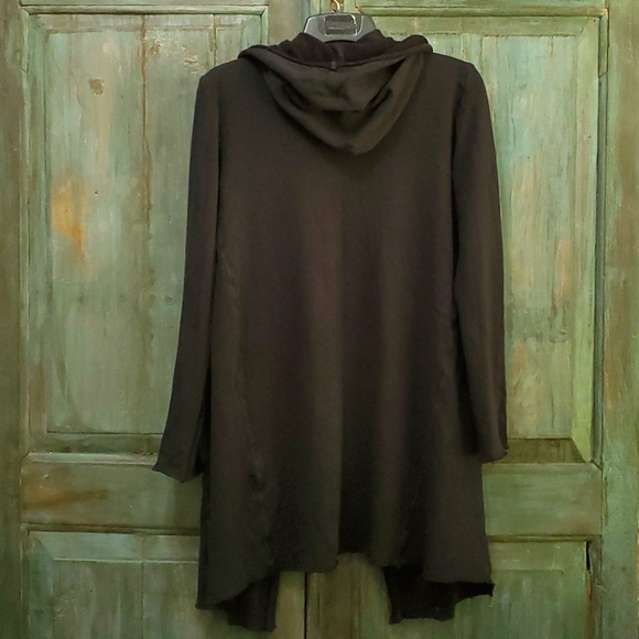 Michael Star Hooded Open Front Cardigan Sweater, Size Medium, NWOT - Picture 2 of 10